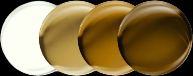 Lente Transitions® na cor Âmbar
