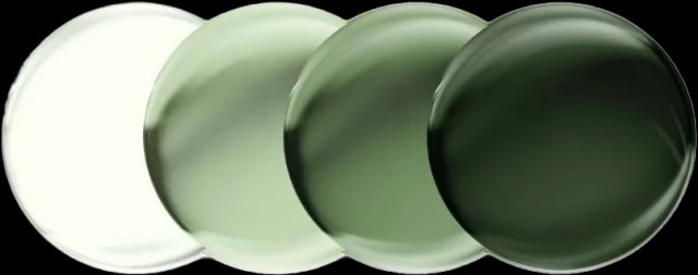 Lente Transitions® na cor Verde-grafite